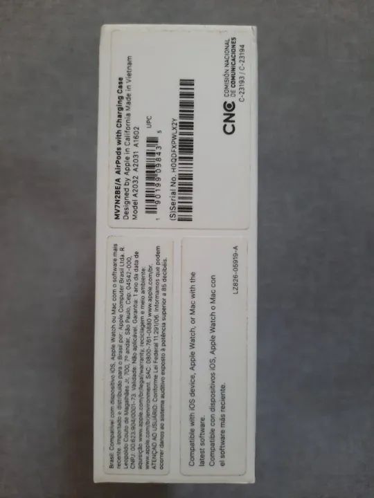 Fone Apple AirPods 2 com nota fiscal seminovo + 2 capinhas brinde - Foto 6