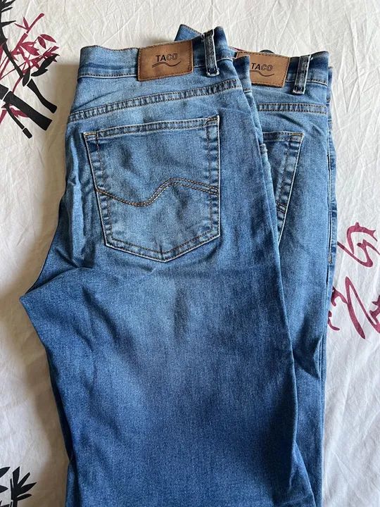 Calça fashion jeans taco