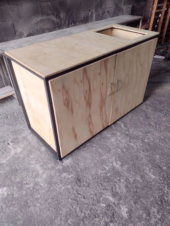 Armário balcão para cooktop 