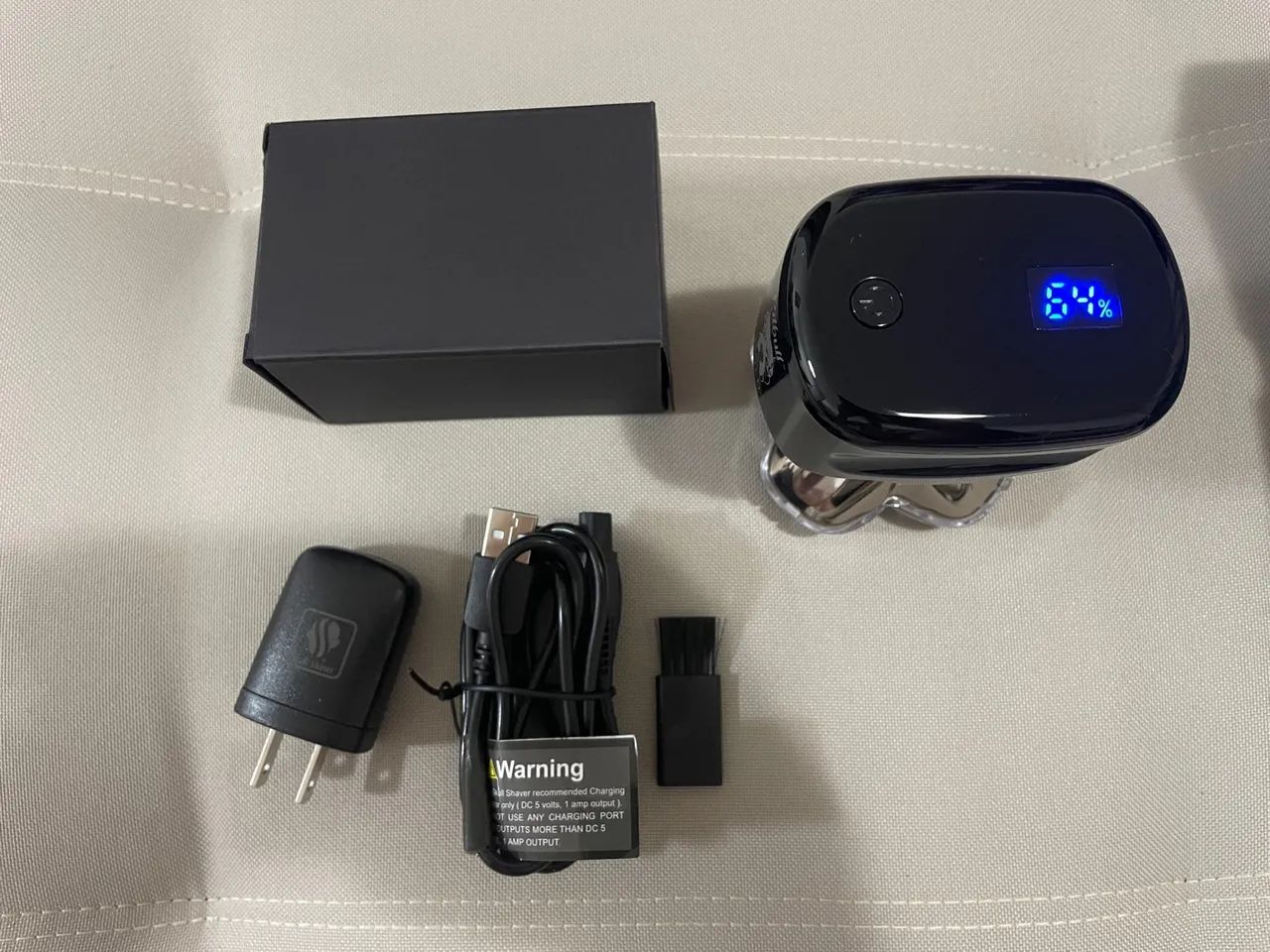 Barbeador Elétrico Skull Shaver Pitbull Gold Pro Novo - Foto 3