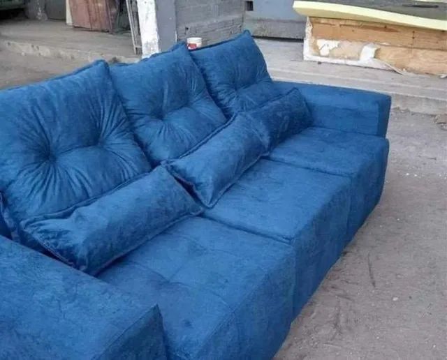 Sofa Retrátil 2 metros com 3 lugares preço de fábrica  - Foto 2