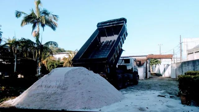 Seixo Comum, ou Relavado! Areia Fina, Média, e Grossa, Aterro Arenoso, Brita, Pedra - Foto 4