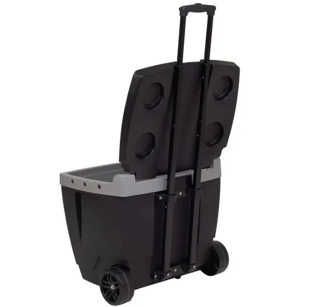 Cooler Caixa Térmica com Rodinha 42Litros Suporta 56Latinha 8Garraf 2L Praia Camp Pesc Mor - Foto 3