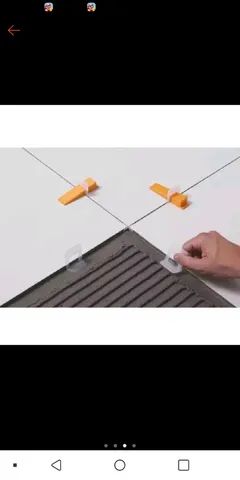 KIT CUNHA TITANIUM P/ NIVELAMENTO DE PISO PORCELANATO 100PCS - Foto 3