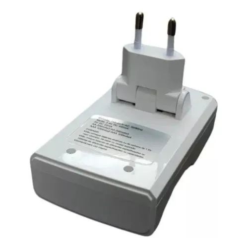 Carregador De Pilhas Rápido Bivolt + 4 Pilha Aa  - Foto 5