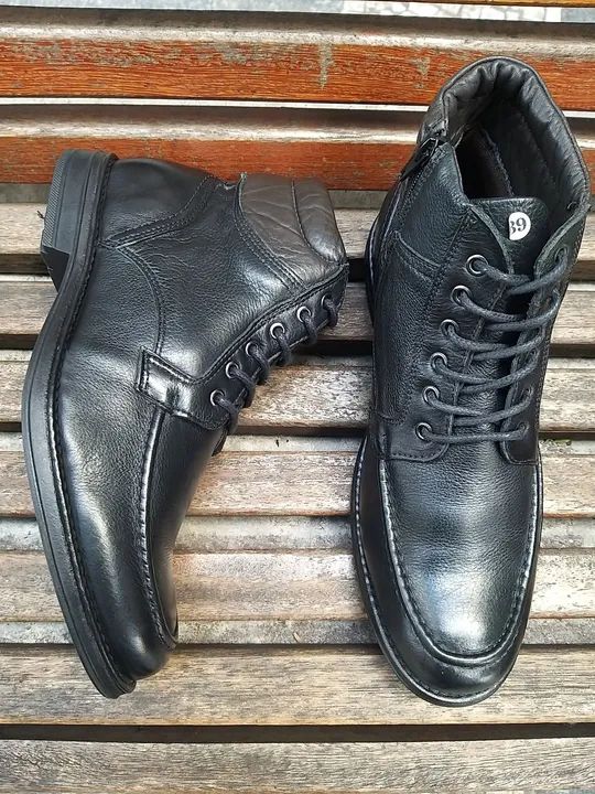 Bota masculina MR Cat 44 em couro - Foto 3