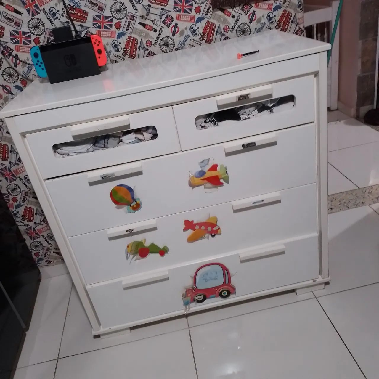 Cômoda para crianças 