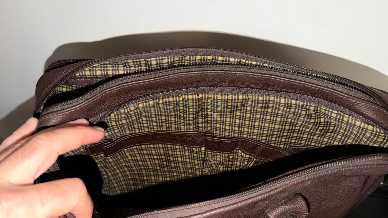 Pasta couro legítimo 