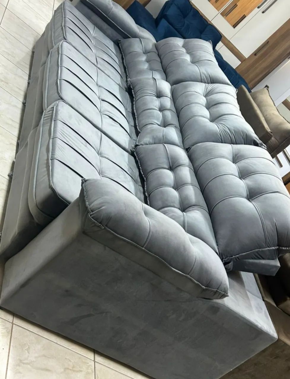 Sofa retrátil reclinável 3 módulos 2,90 cm Apollo 10
