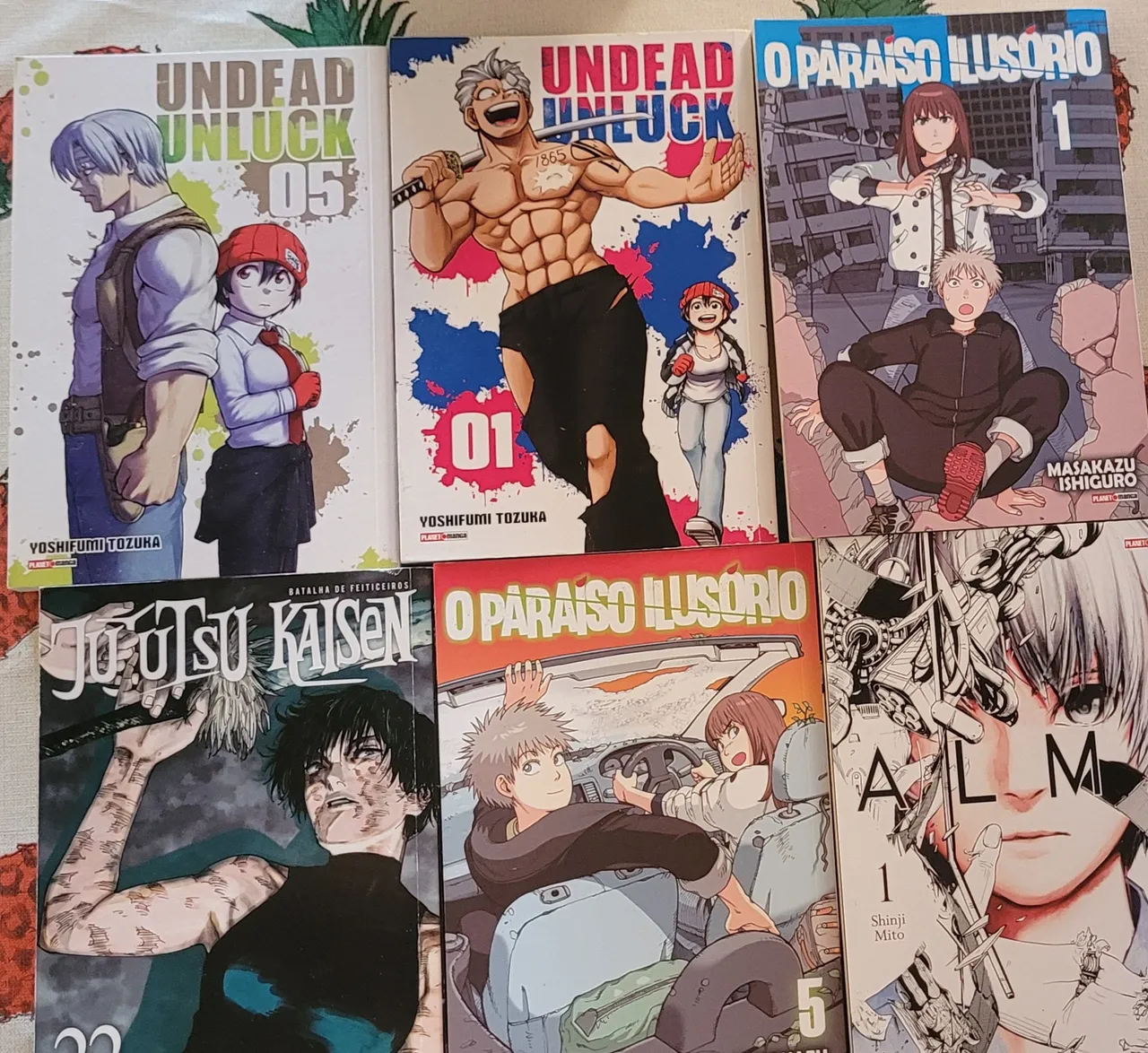 Mangás Undead Unluck, Jujutsu Kaisen, O Paraíso Ilusório - Diversos Volumes