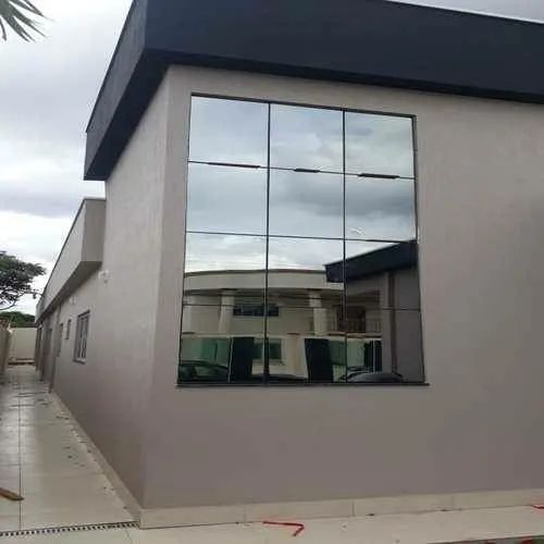 Box de vidro para banheiro com acabamento dourado - Foto 4