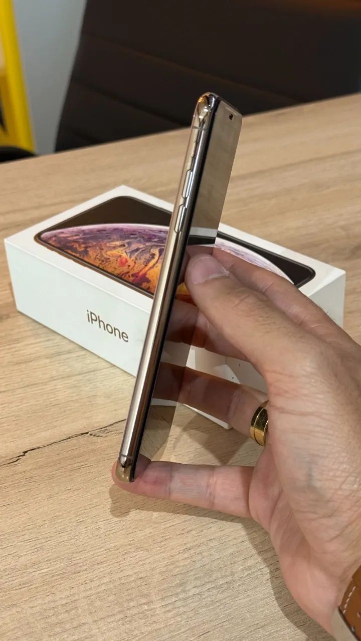 iPhone XS Max 256GB Gold - Bateria 100%! Loja física! Com 3 meses de garantia! Até 12x - Foto 6