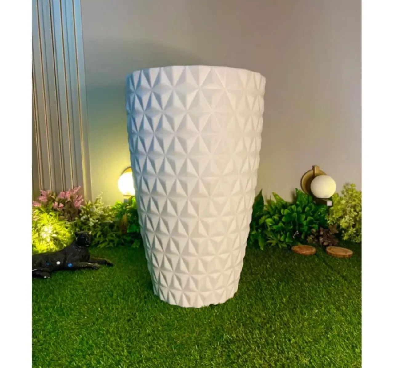 Vaso polietileno para plantas redondo diamante GG - Foto 2