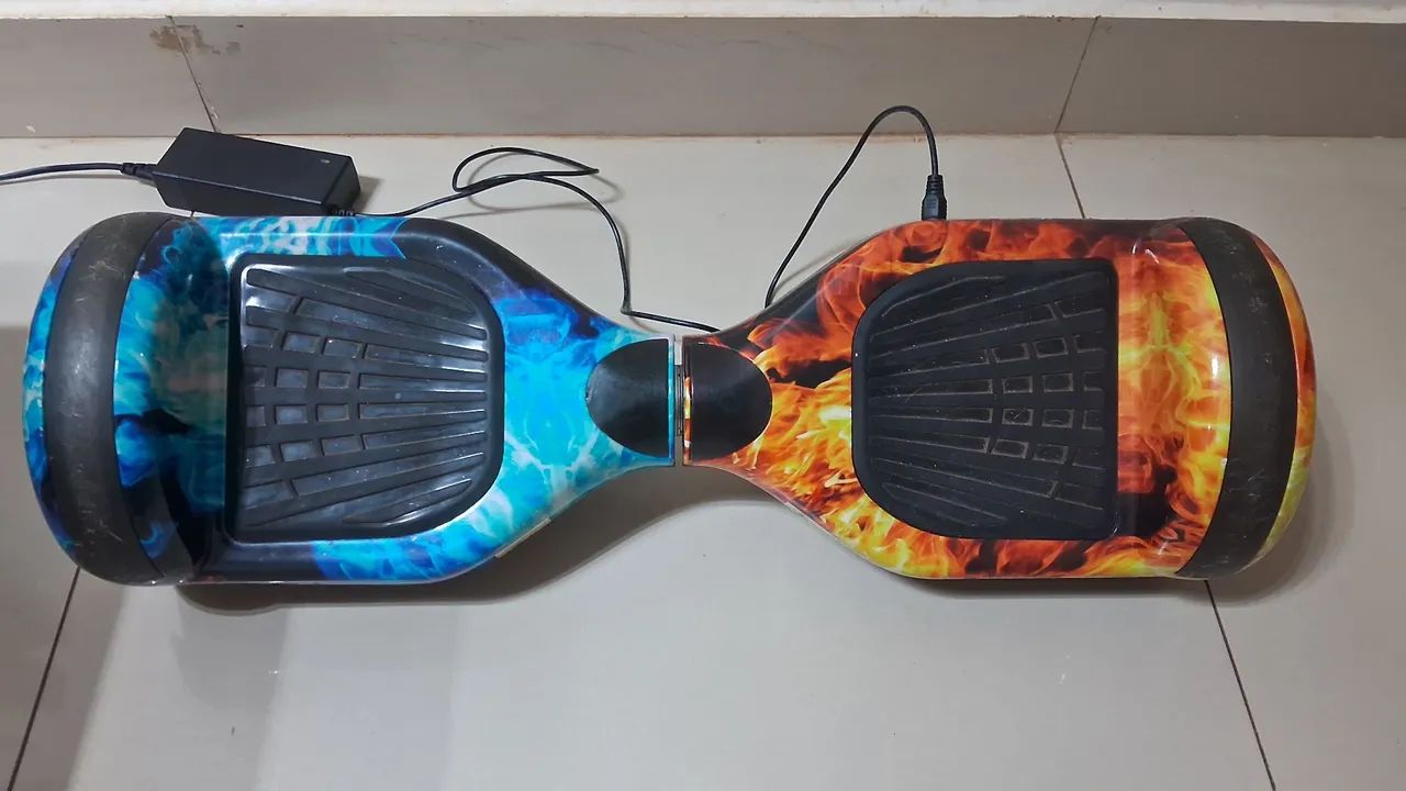 Hoverboard Elétrico - 6,5" fogo e gelo - Foto 5