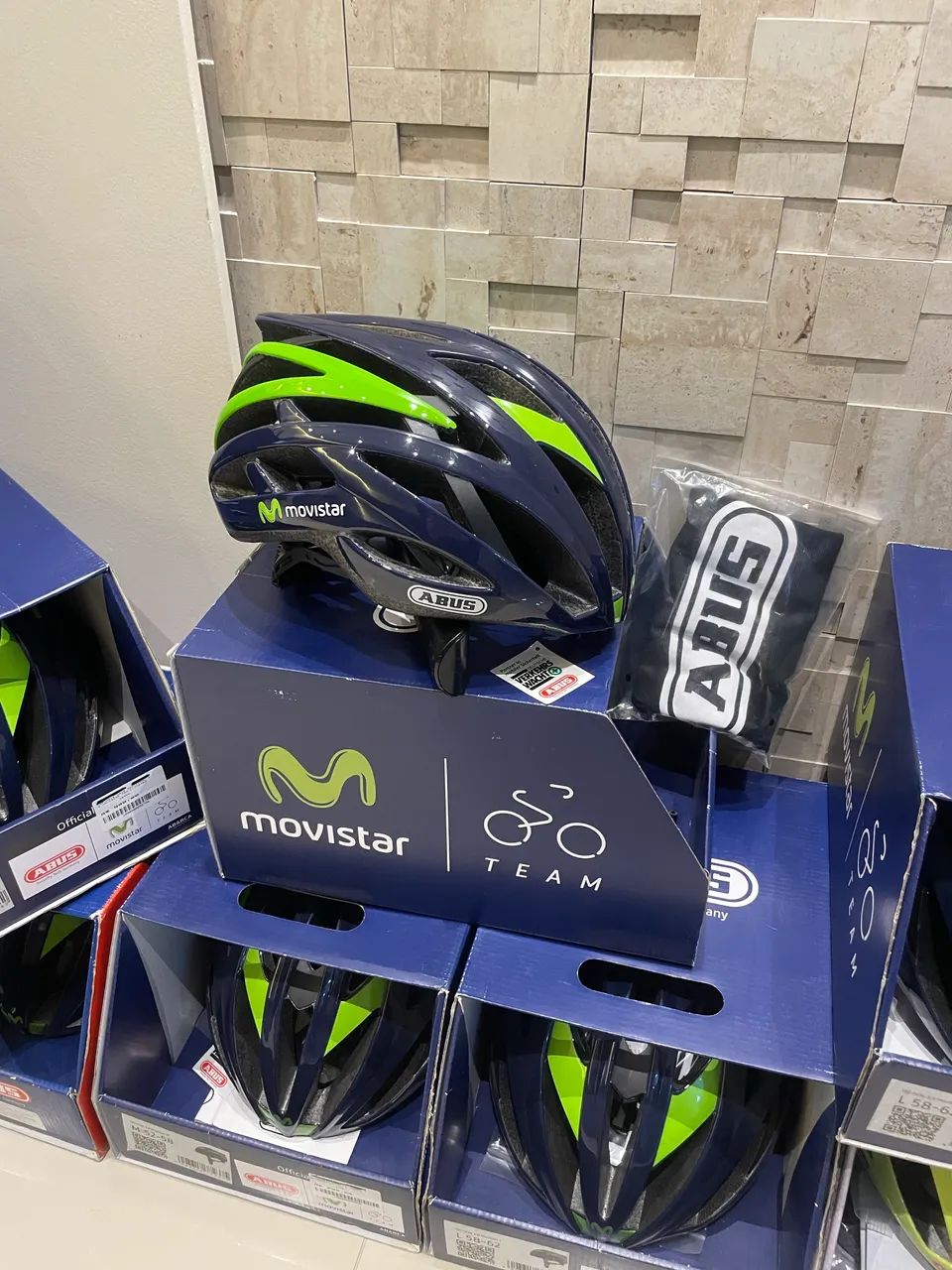 Capacete abus tac-tical movistar