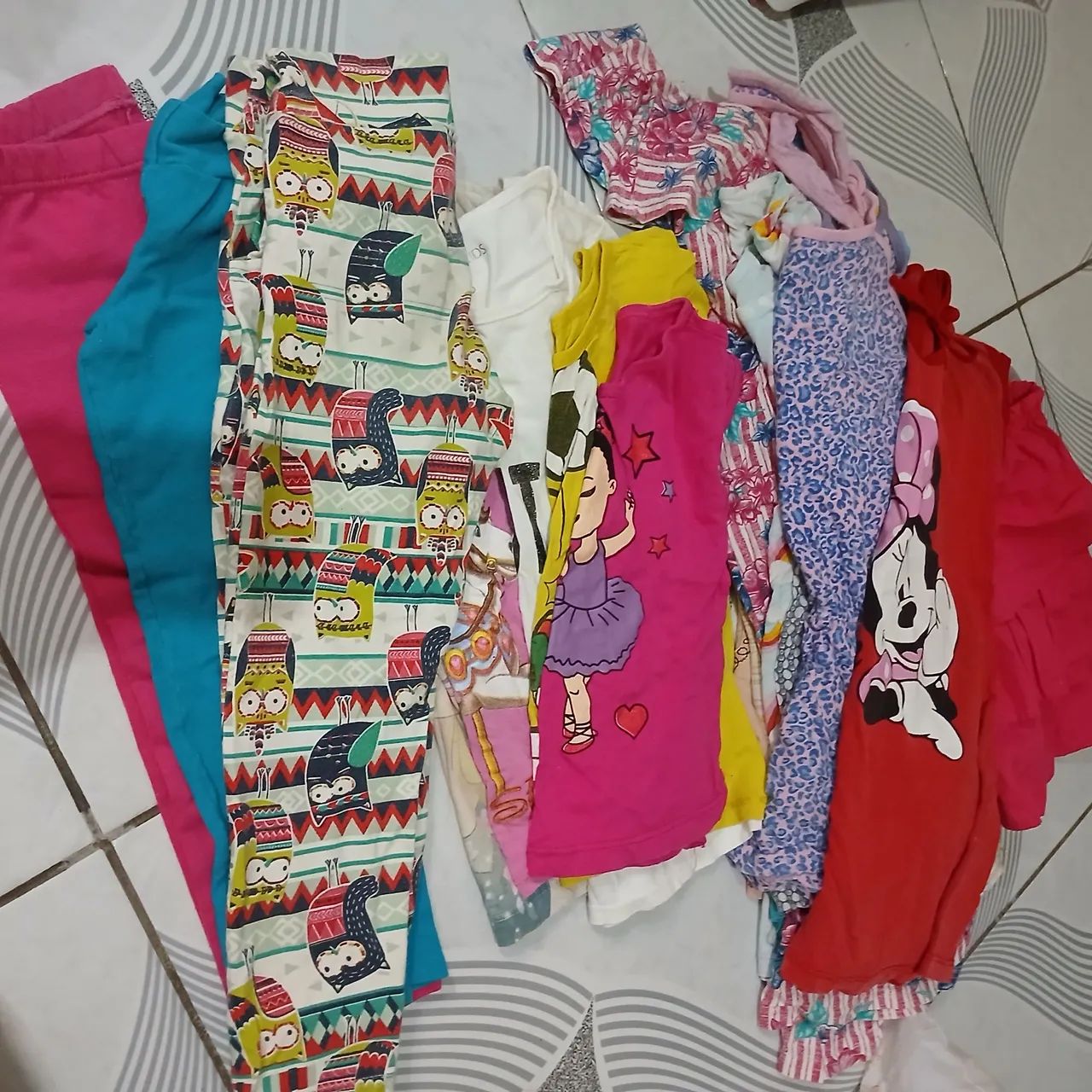 Lote para Brechó de Roupas Infantis Menina
