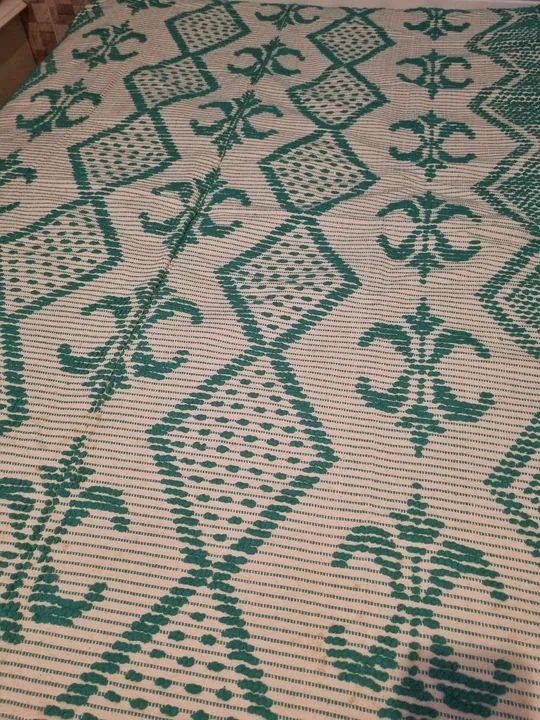 Colcha de cama solteiro de Ibitinga bordada