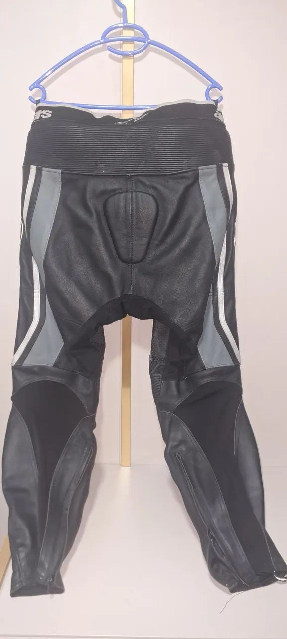 Macacão de couro Alpinestars 54 sem detalhes  - Foto 5