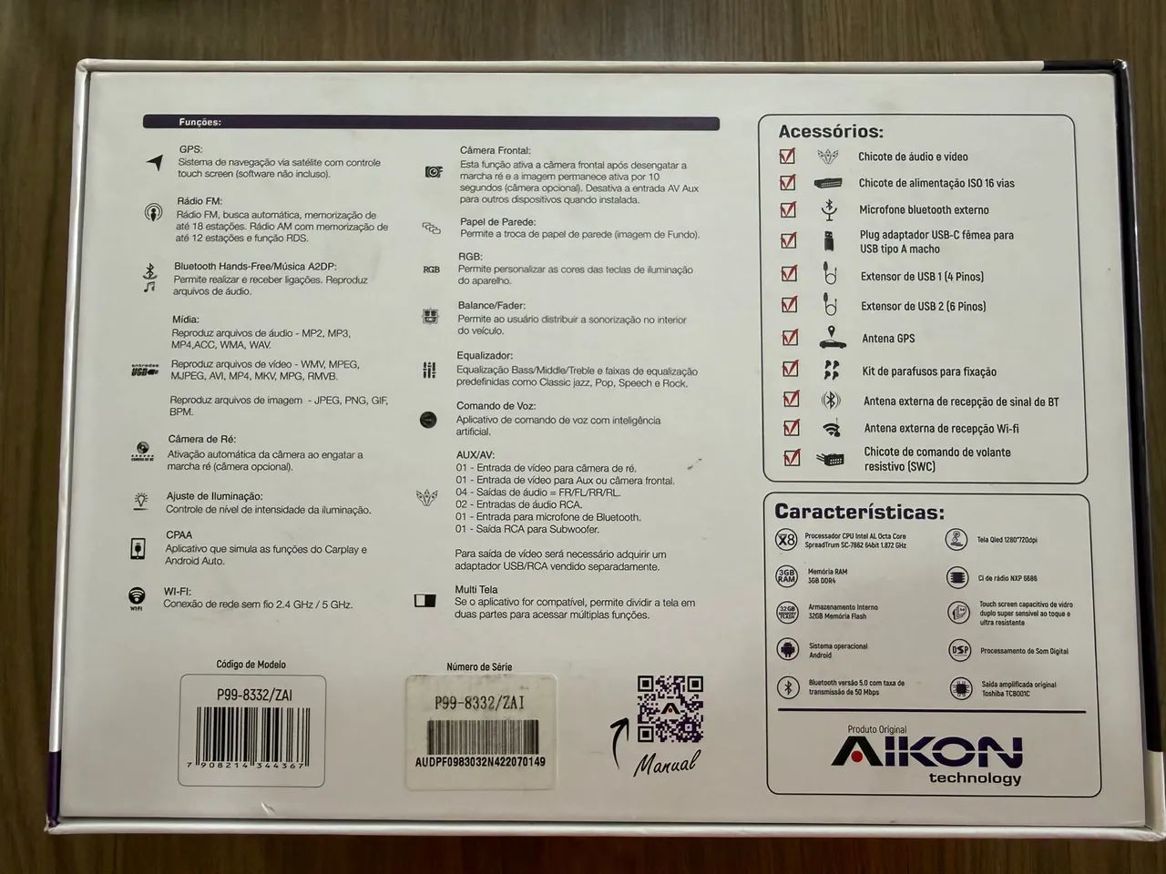Multimídia Aikon Próton P9 Universal - Foto 2