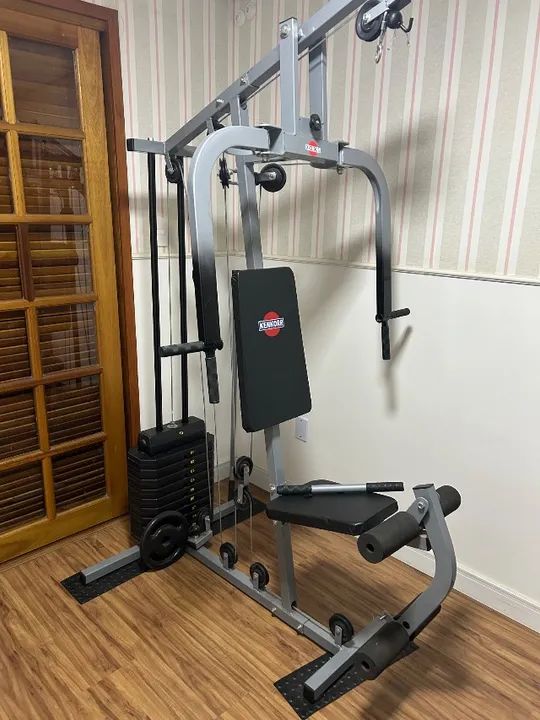 Estação de musculação 