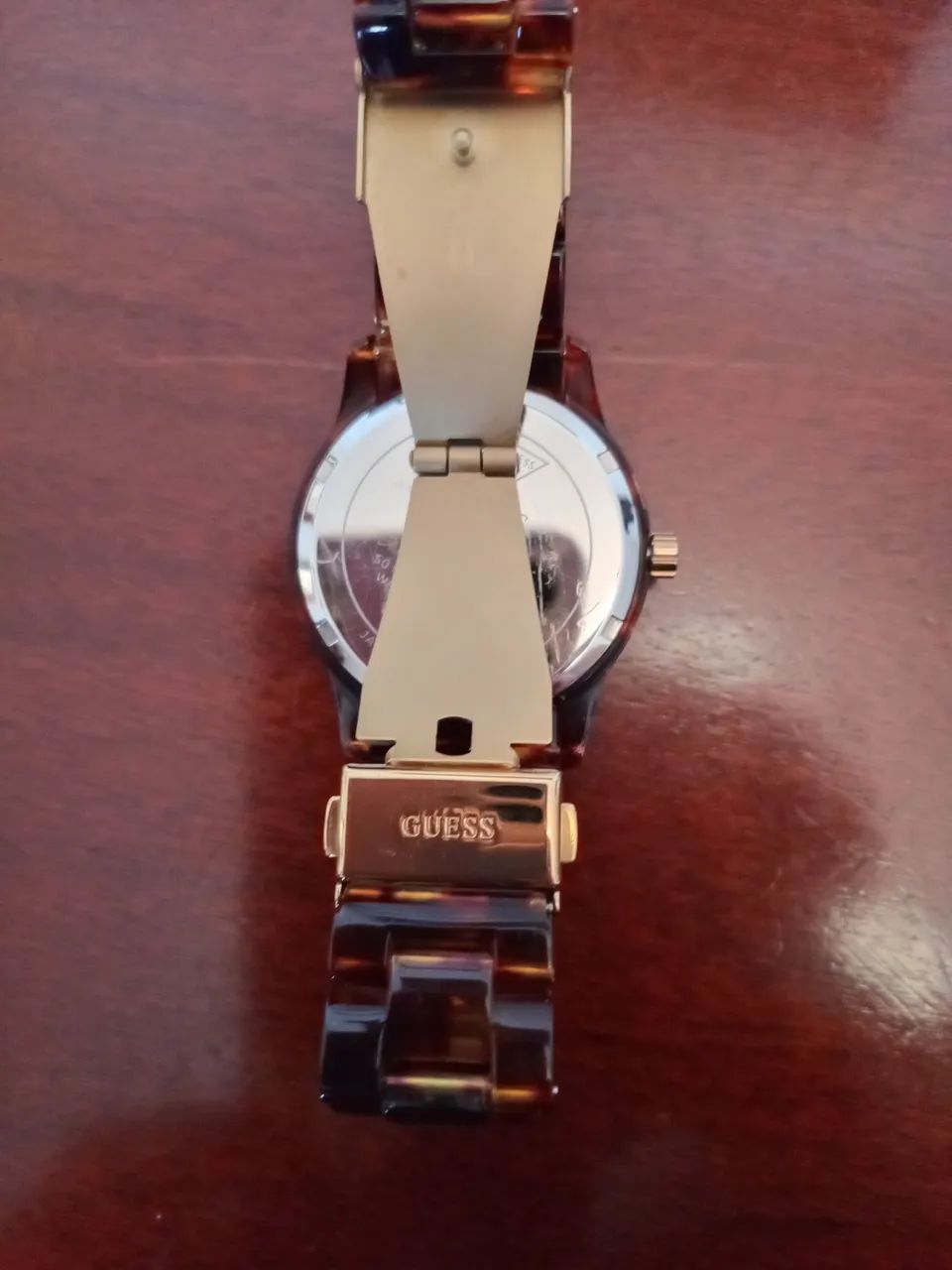 Relógio Guess Feminino Marrom - Foto 4