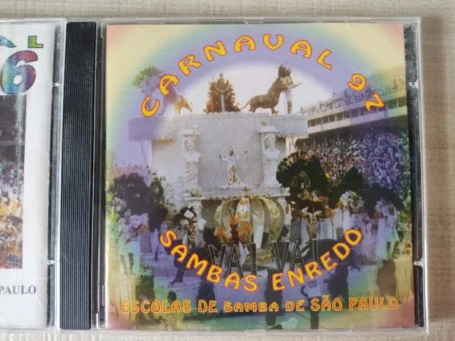 Kit 2 Cds Carnaval Enredo 96 97 Escolas De Samba São Paulo (Usado) - Foto 3
