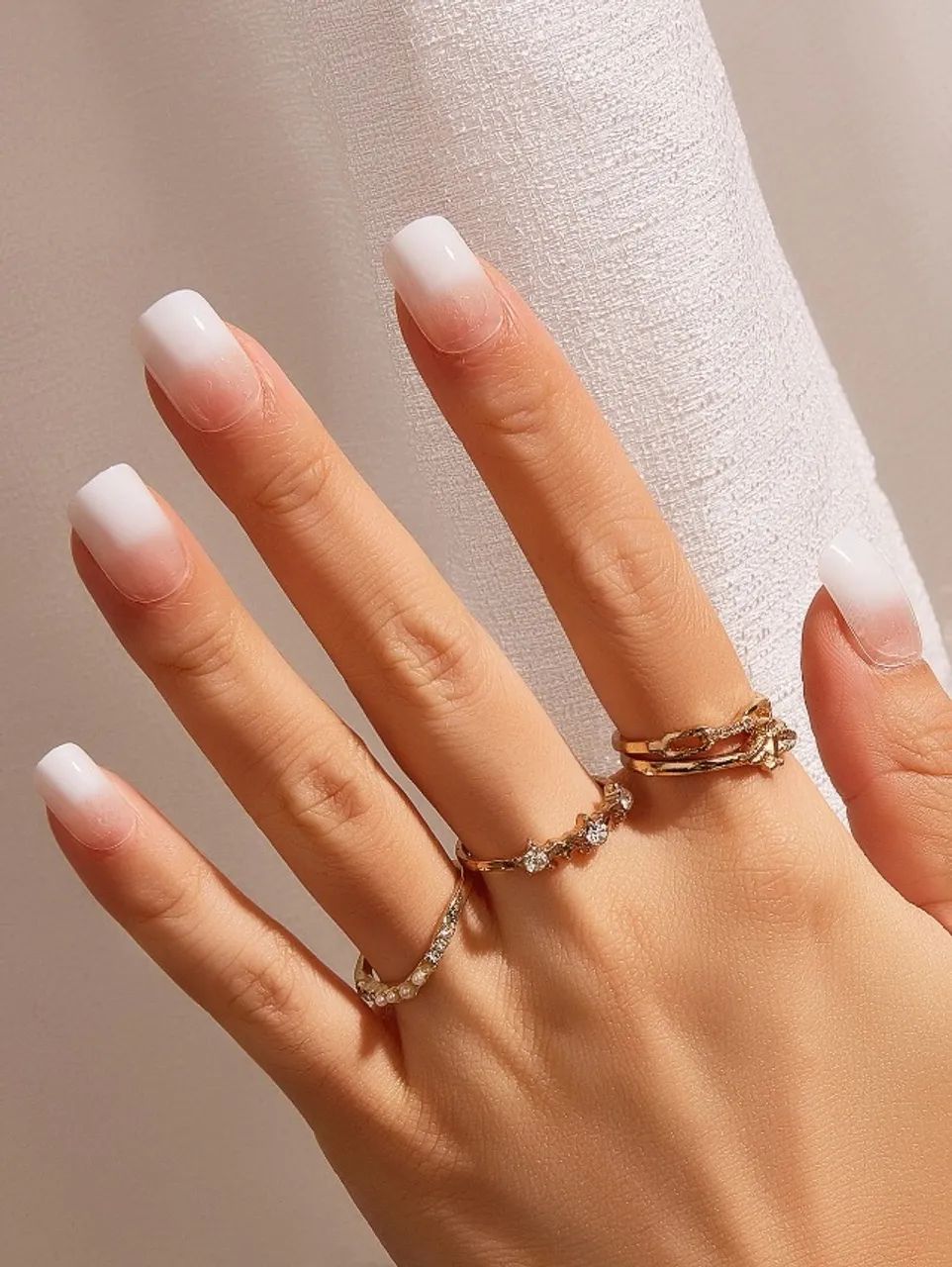 24 peças Unhas Postiças + Cola Transparente + Lixa de Unha  - Foto 5
