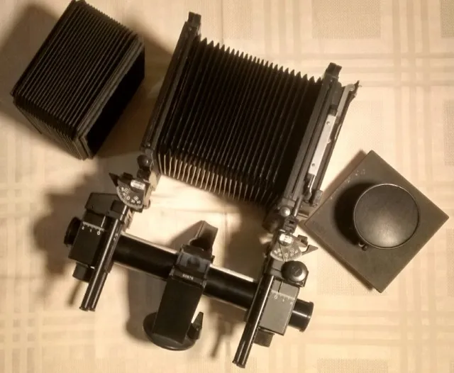 CAMERA ANALOGICA SINAR 4X5 FOLE BALAO SYMMAR S 210mmF5.6