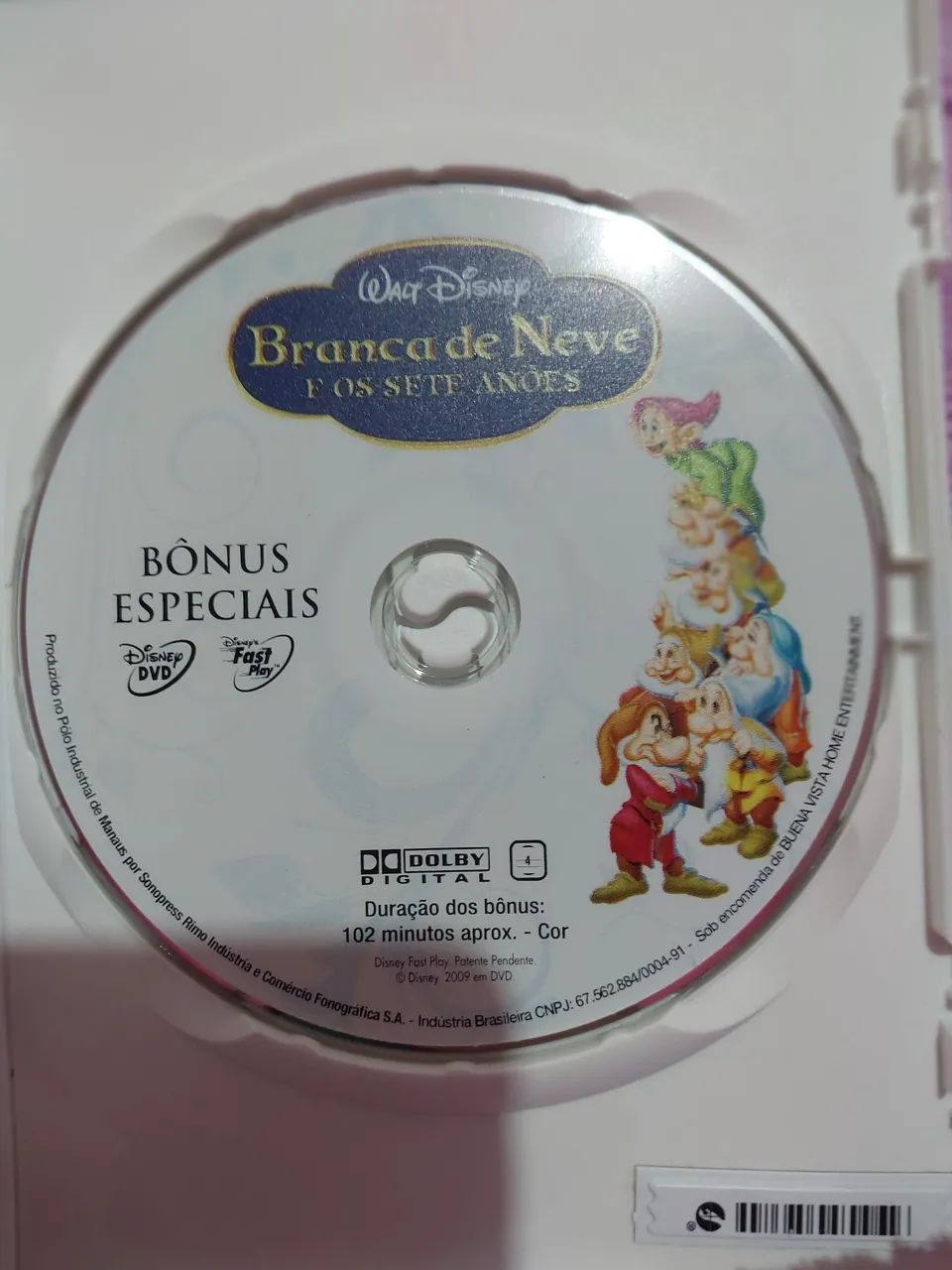 Branca de Neve e os Sete Anões - DVD - Foto 4
