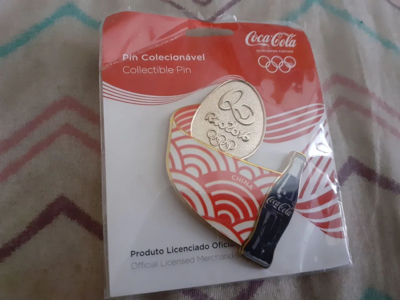 PIN OLIMPÍADAS RIO 2016 COCA COLA NOVO 