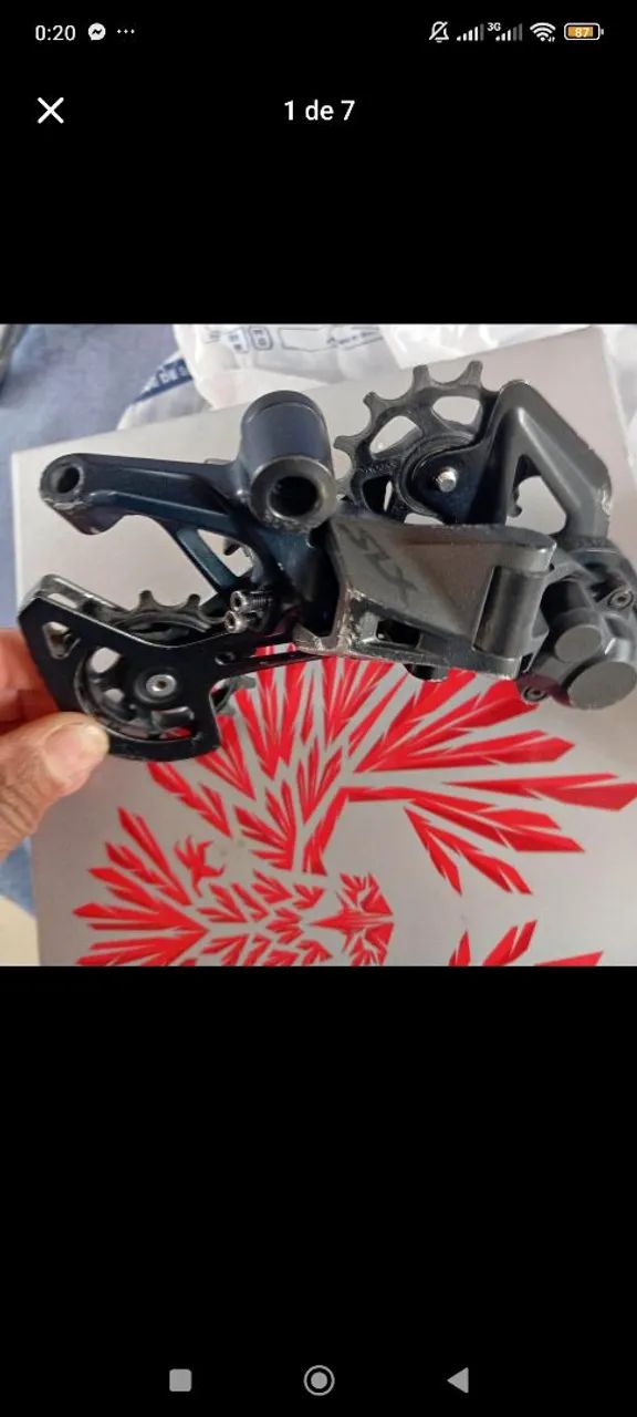 Câmbio e passador SLX 12v bike  - Foto 2