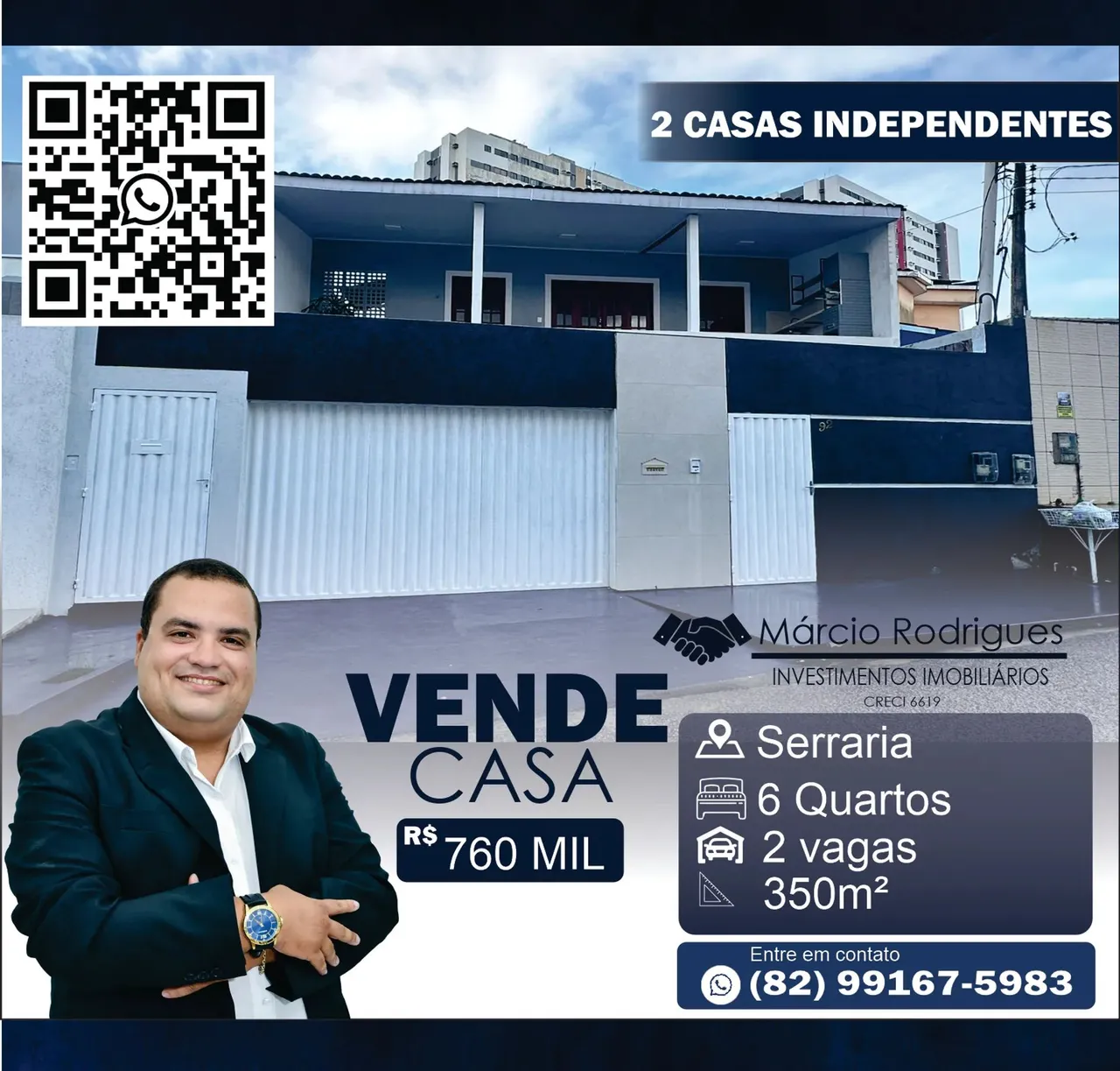 Casa Duplex Independente ou Unificada - Flexibilidade para Morar e Investir - Serraria