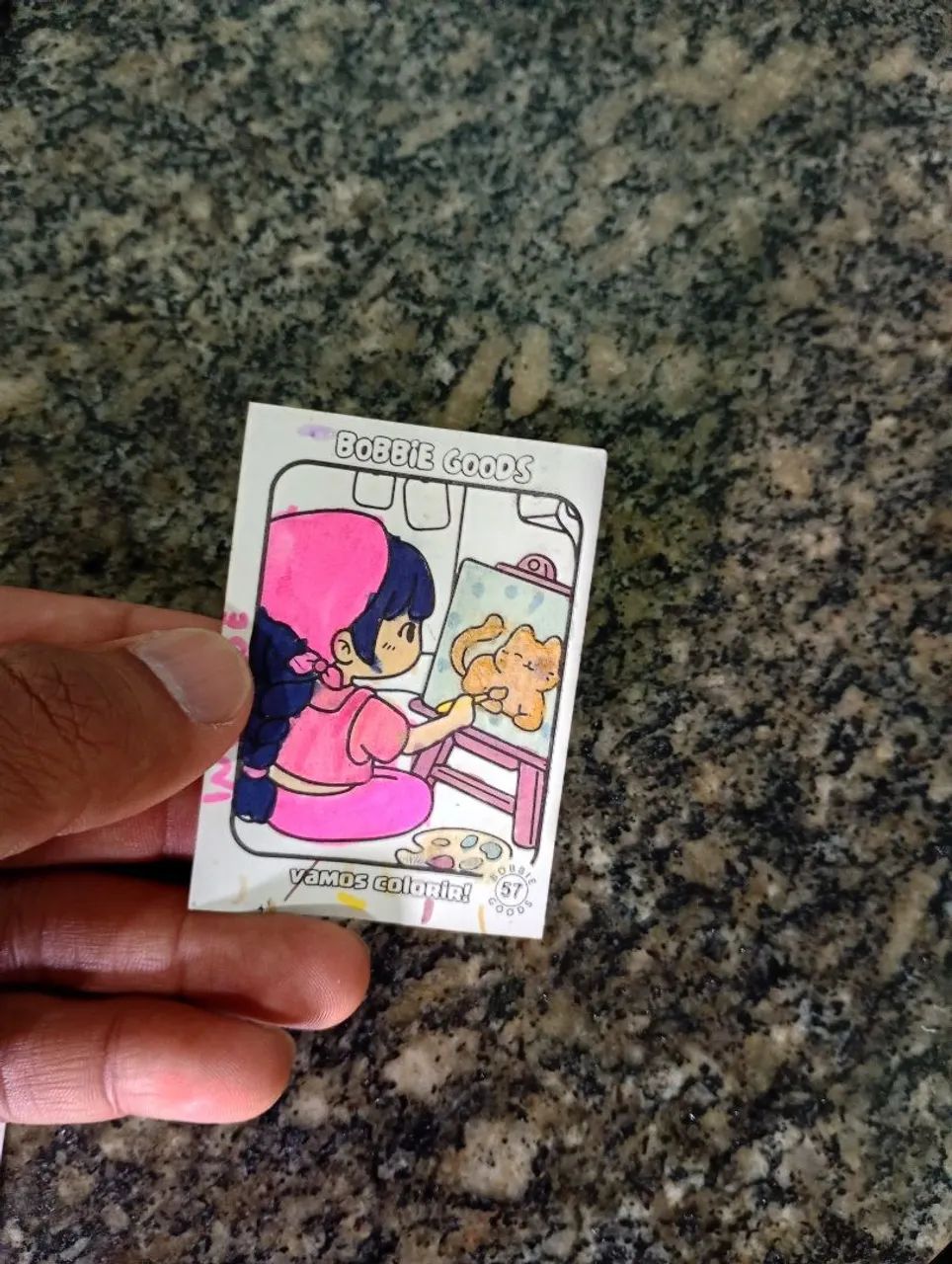 Kit 15 Cards Bobbie Goods P/ Colorir - Foto 2