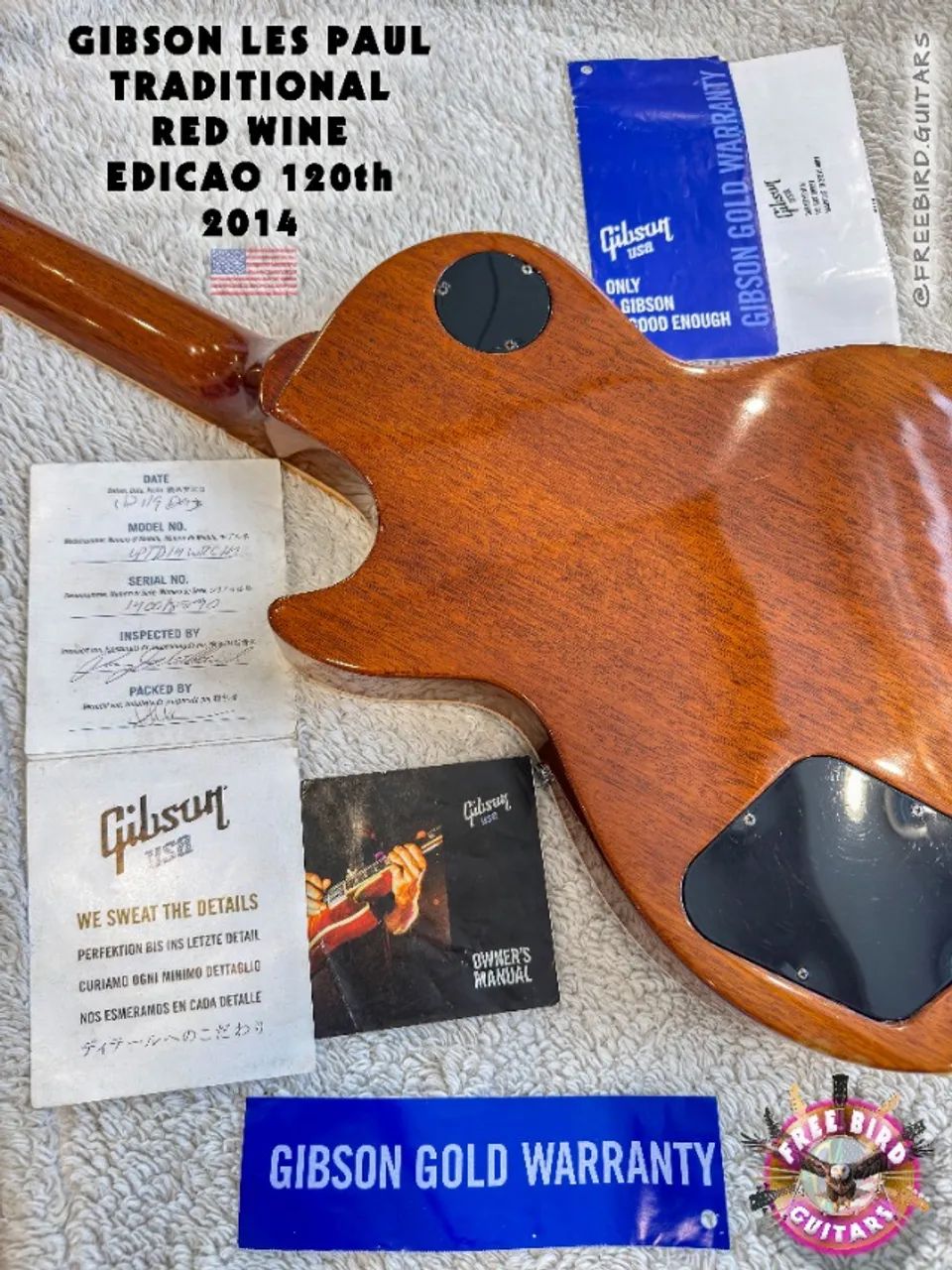 GIBSON LES PAUL TRADITIONAL 2014 / RED WINE / Especial 120th