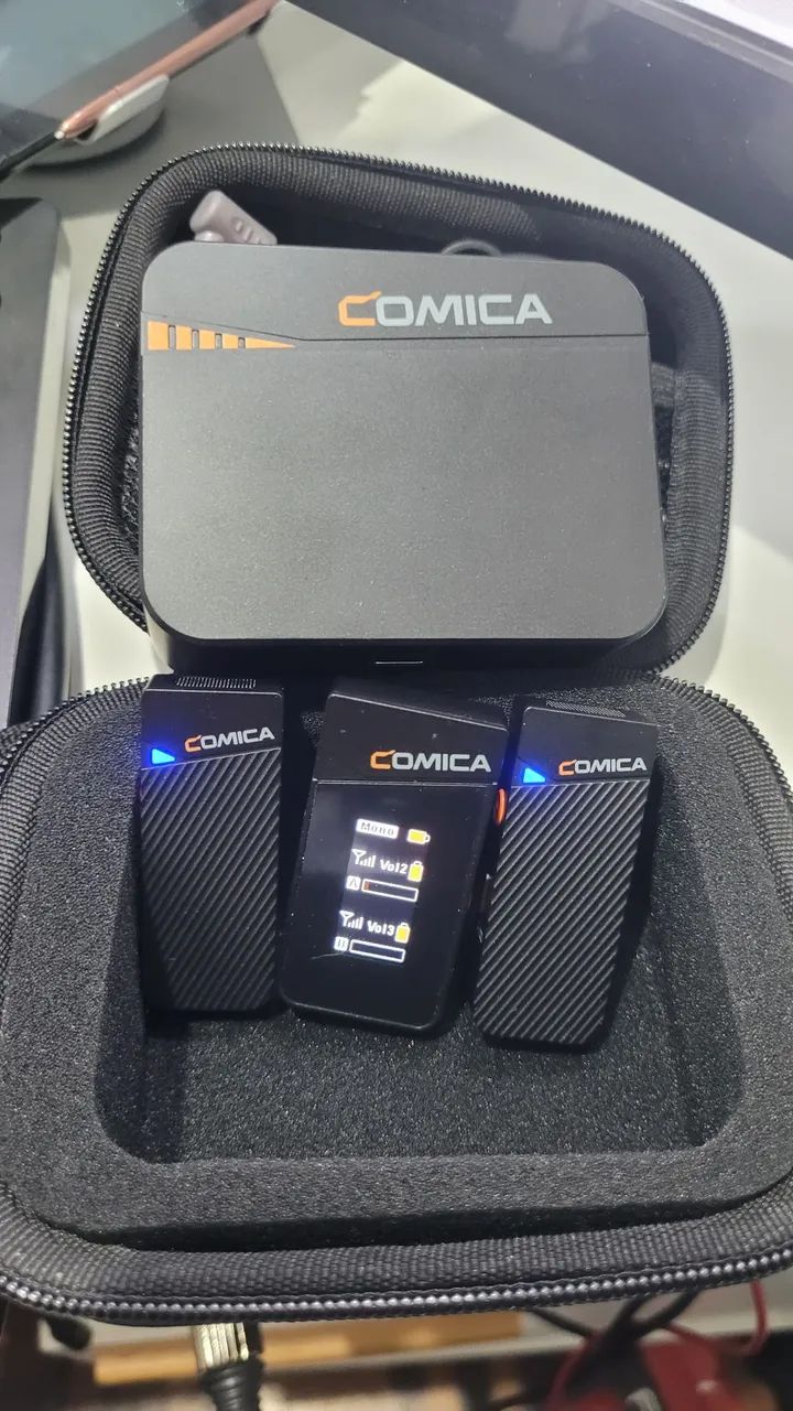 Microfone de Lapela Comica Vimo s
