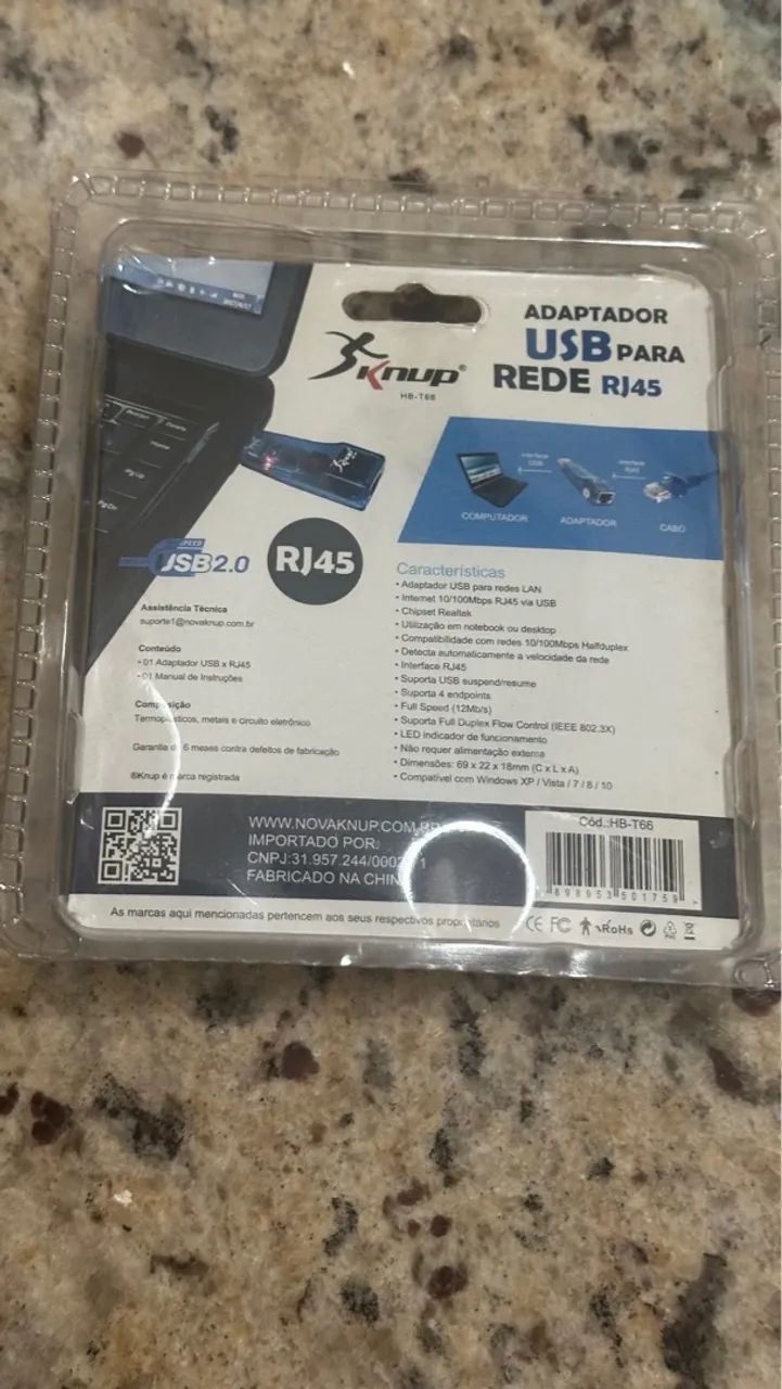 Adaptador USB para Rede rj45 - Foto 2
