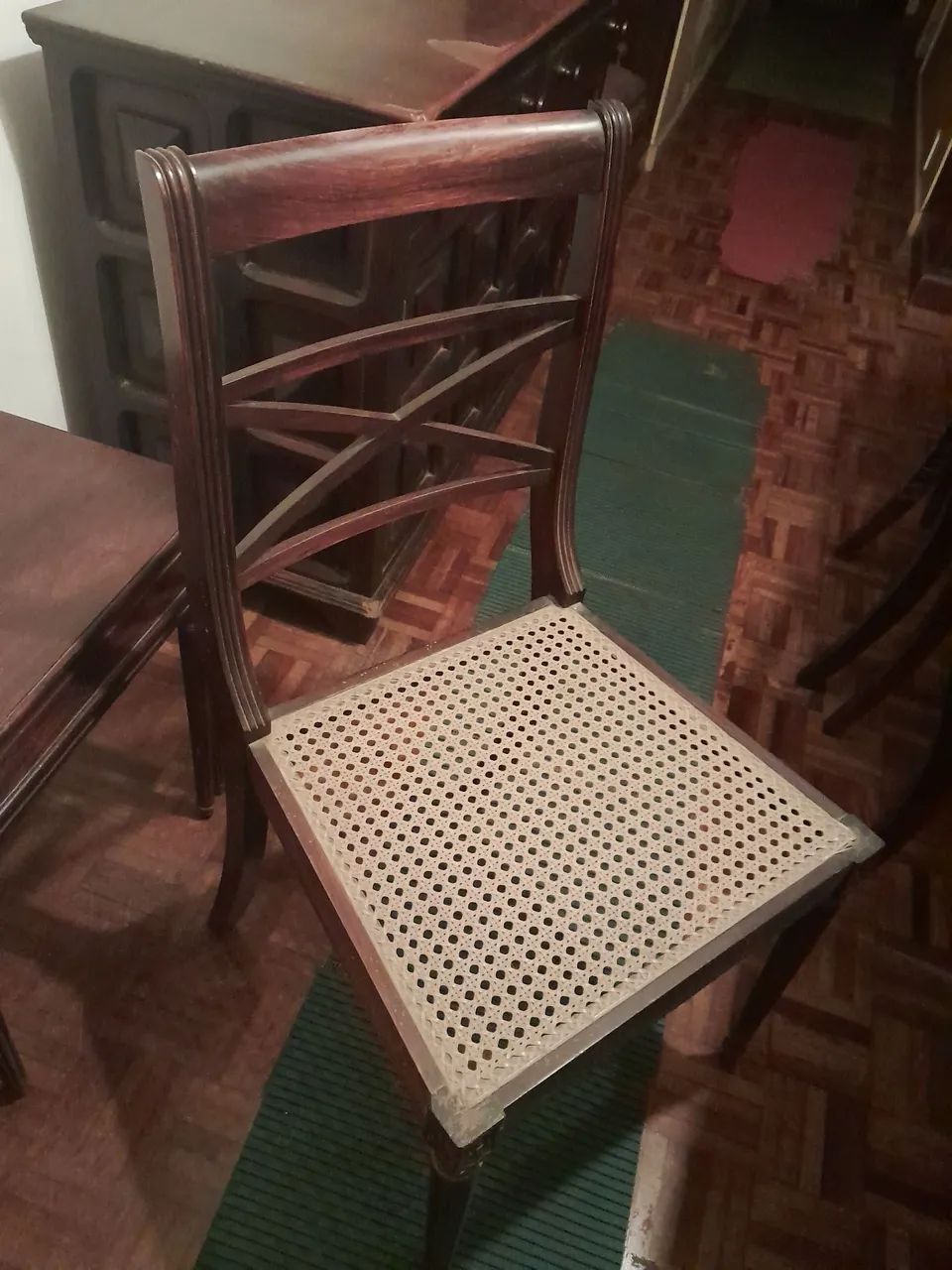 Mesa de jacarandá 1,98 X 0,89 com cadeiras - Foto 5
