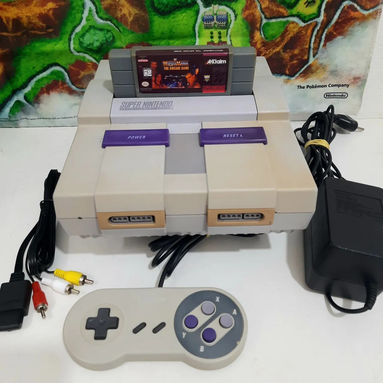 Indisponível - Super Nintendo completo limpo original