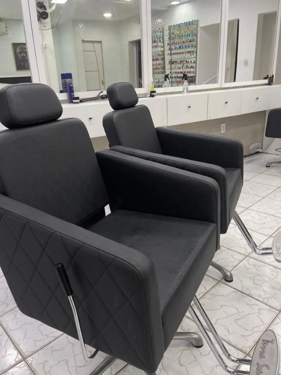 Cadeiras para salão de beleza