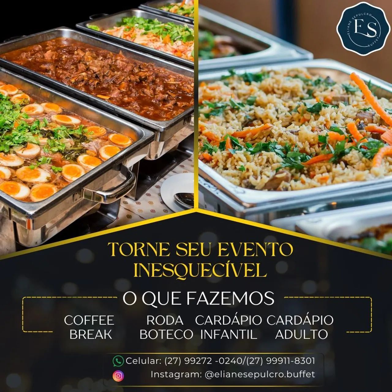Buffet para eventos inesquecíveis