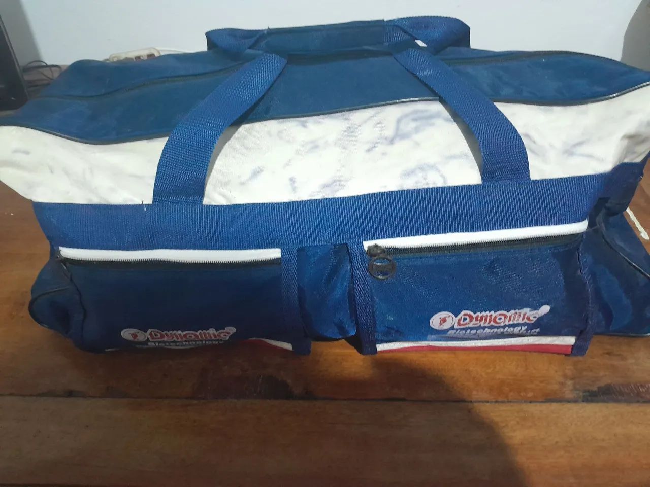 Mala de viagem de mão 20 kilos original azul resistente turismo de mão grande - Foto 5