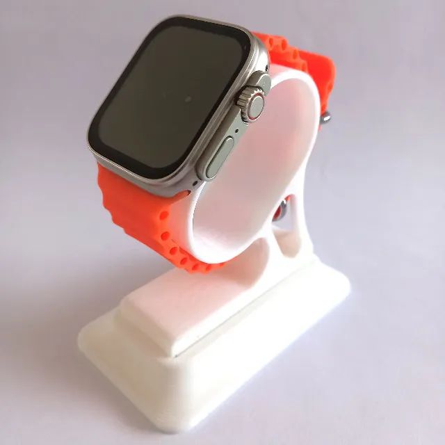 Promoção - Smartwatch 8 Ultra 45mm Laranja Faz e Recebe Ligações  - Fazemos Entrega - Foto 4