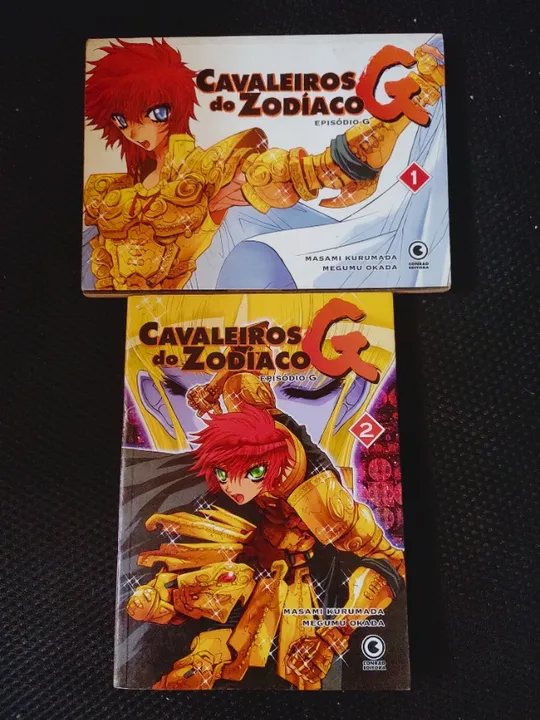 Mangá Cavaleiros do Zodíaco Episódio G Volumes 1 e 2