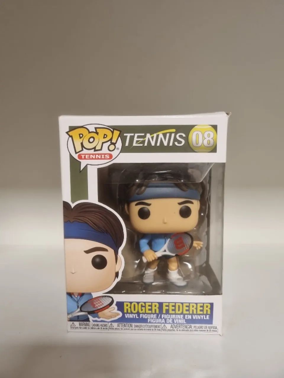 Funko Pop Tennis Legends Roger Federer #08 (Original, na caixa