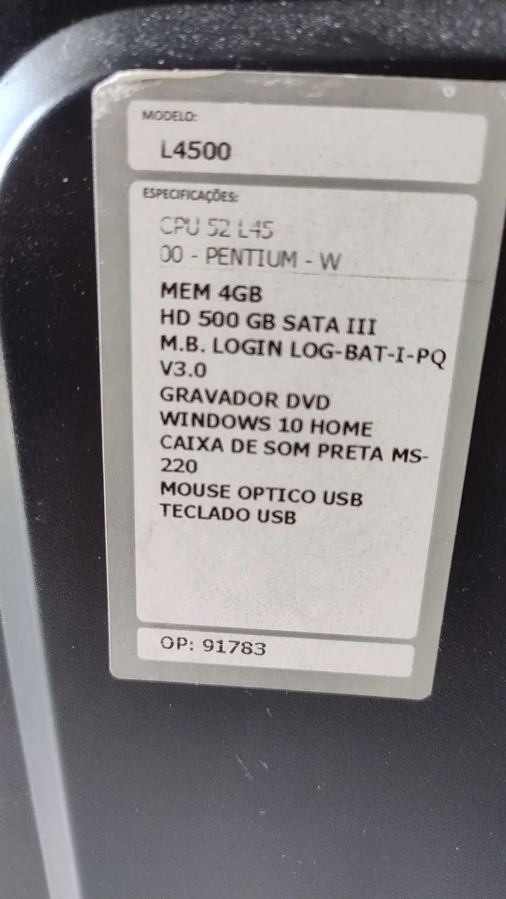 R$580 Complete Computer.64289468491779122