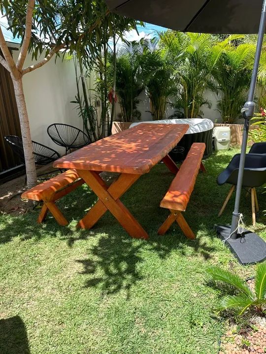 Mesa em madeira rústica  - Foto 2
