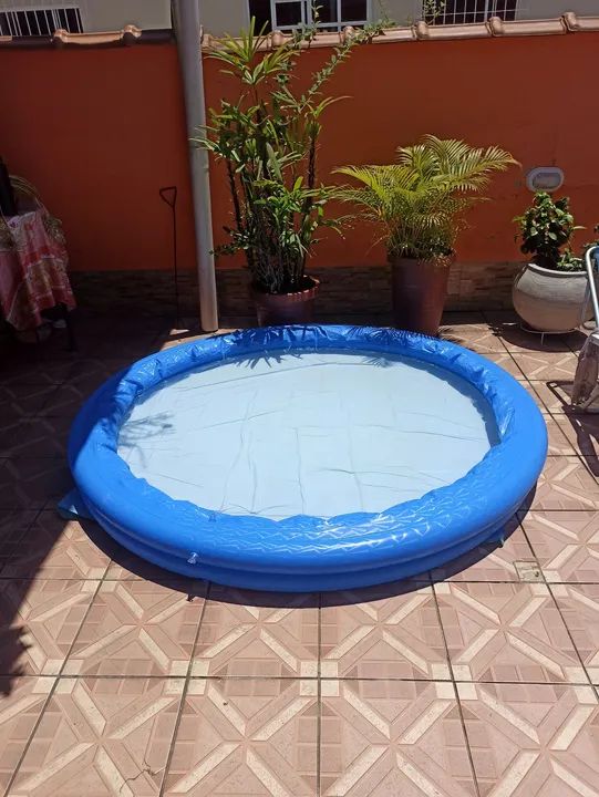 Piscina Inflável Azul 600 Litros Intex - Foto 2