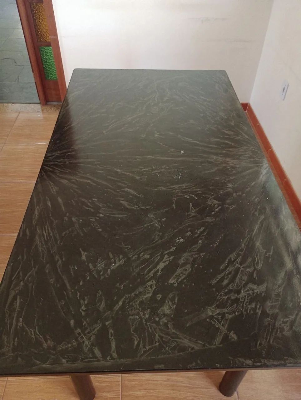Mesa de Granito Preto com 2 cadeiras - Foto 2