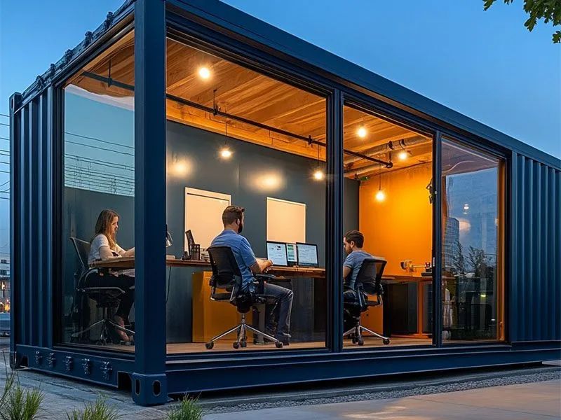 Escritório Container Moderno