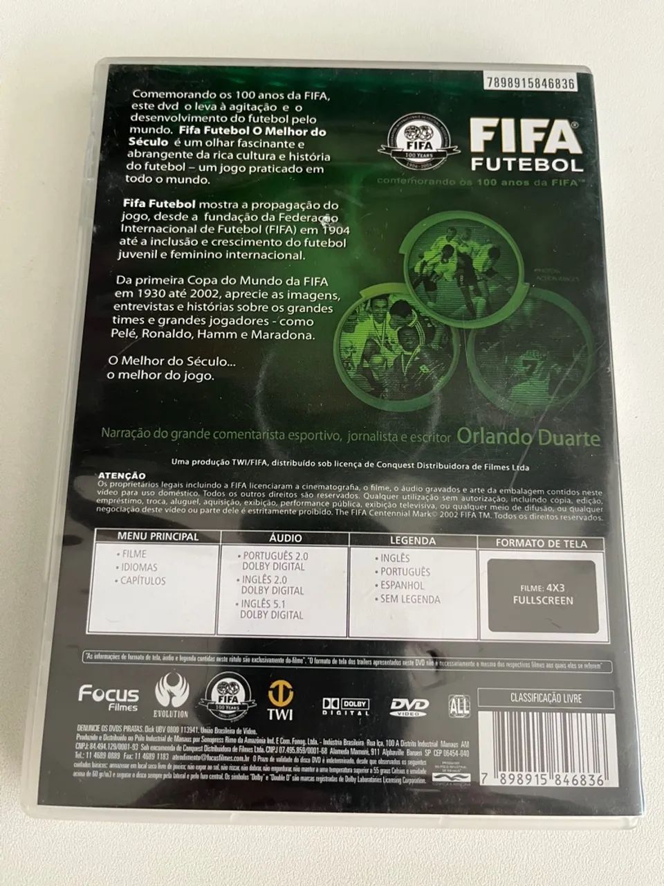 DVD FIFA Futebol - O Melhor do Século - Foto 2